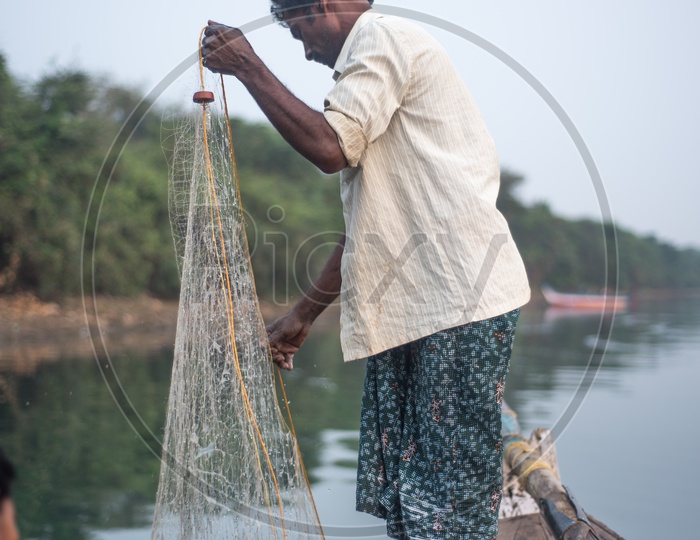 the fishing net
