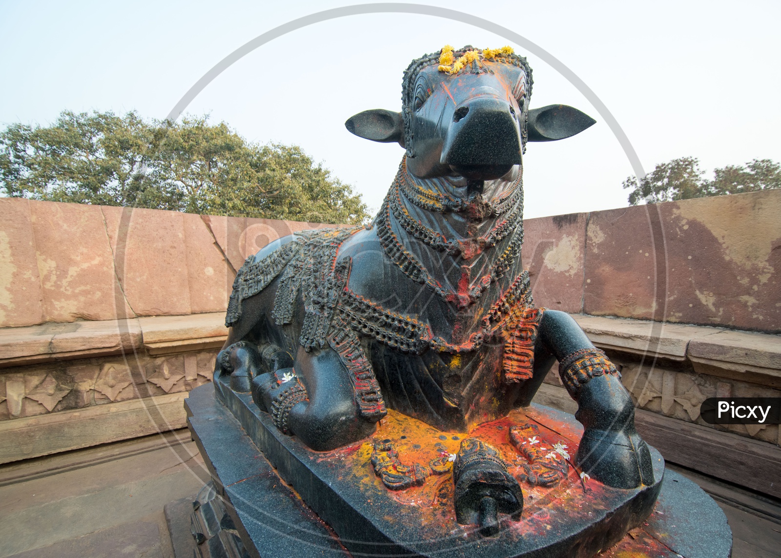 Nandi Bull at Ramappa Temple