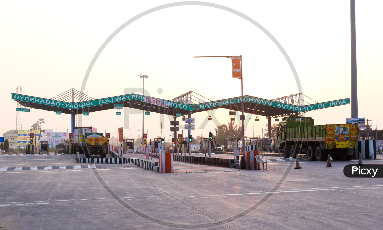 Toll Plaza on Hyderabad Yadagiri Highway