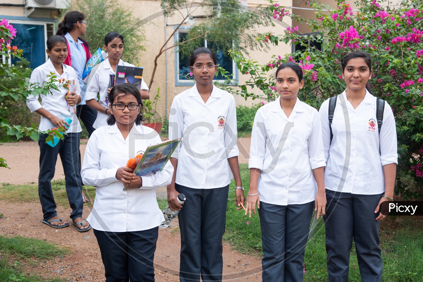 Students at an Educational Institute in Hyderabad