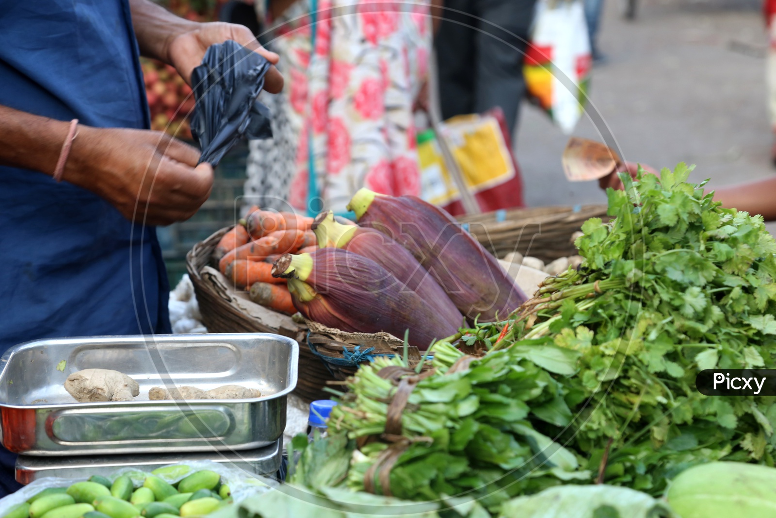 Vegetable stall in Dibruagrh main market