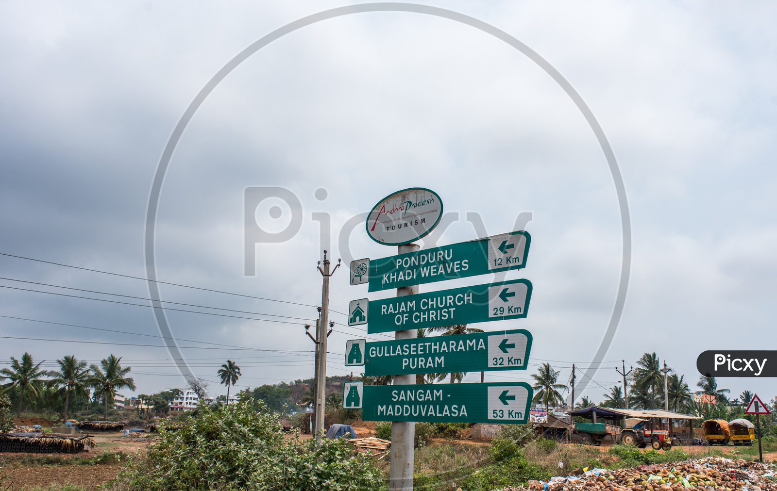 Sign boards by AP tourism