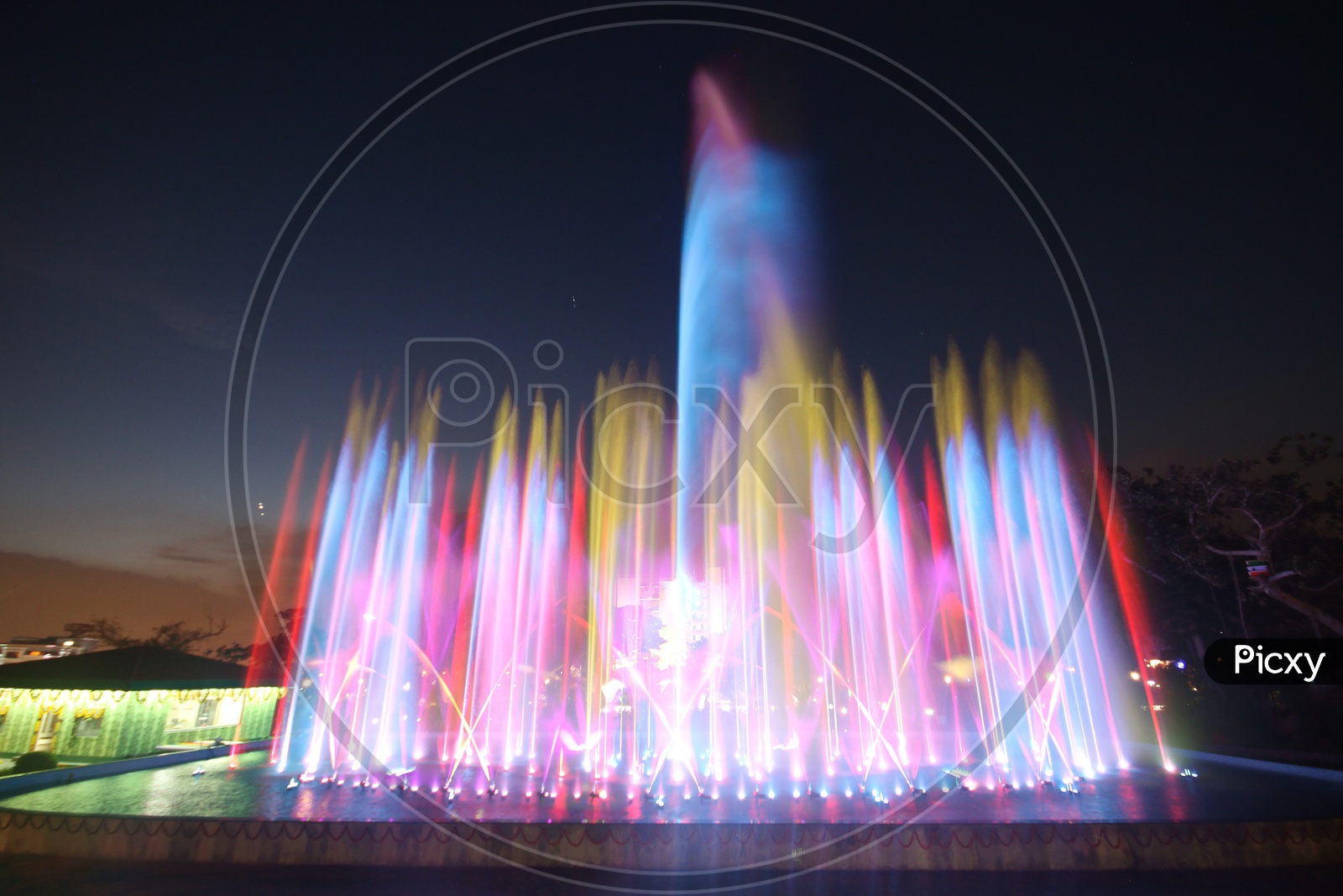 musical fountain, central park