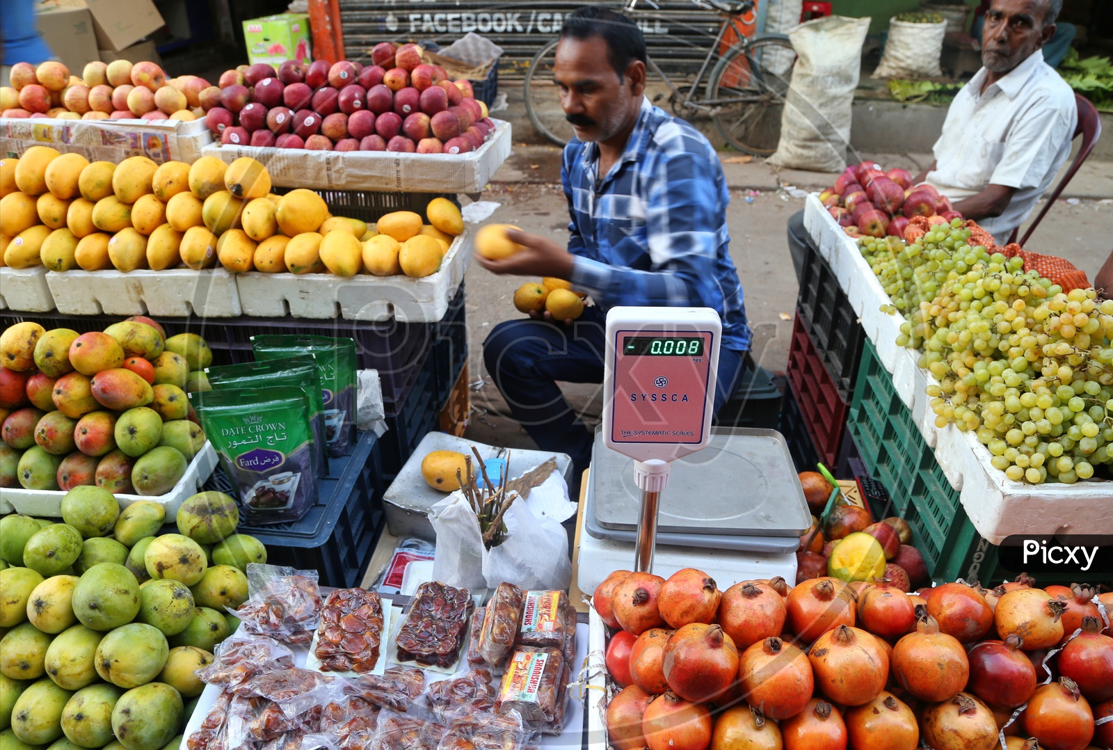 Fruit stall at Paka  Bazar, Dibrugarh.