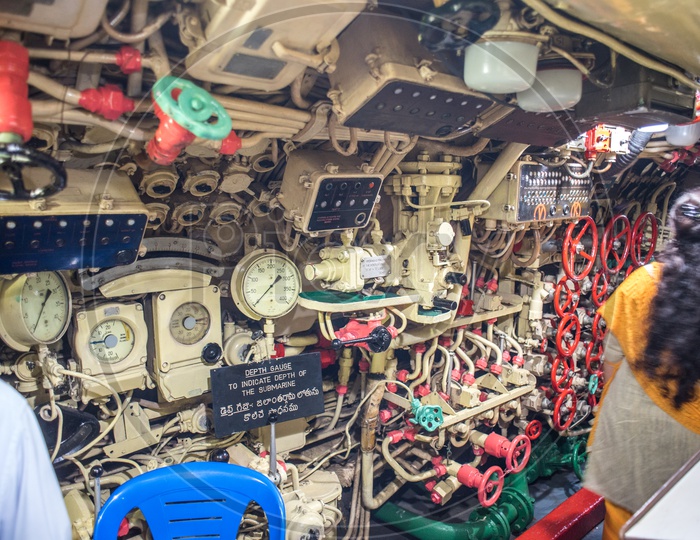 engine room of submarine