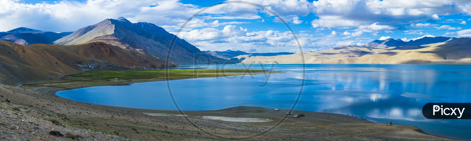 Panoramic View of Tso Morriri Lake, Ladakh