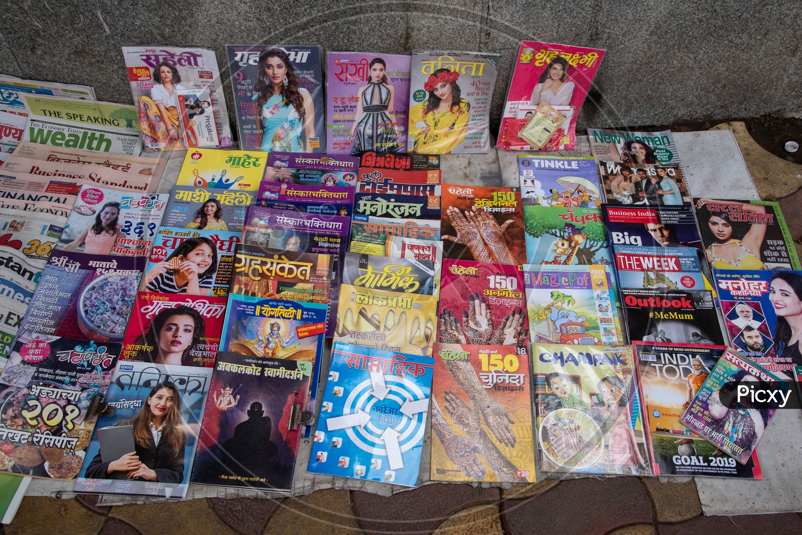 Assortment of Magazines , Comics & News Publications
