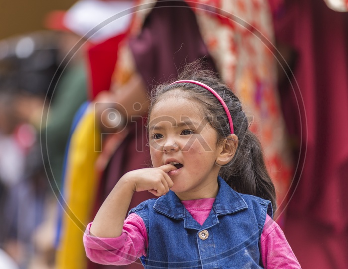 Child at Hemis Festival, Ladakh