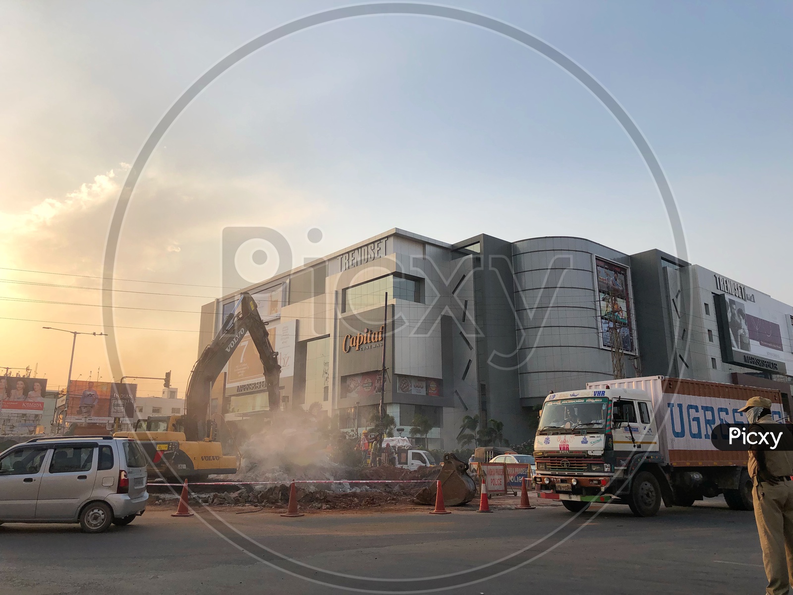 Iconic Benz Circle being demolished to allow free flow of vehicles
