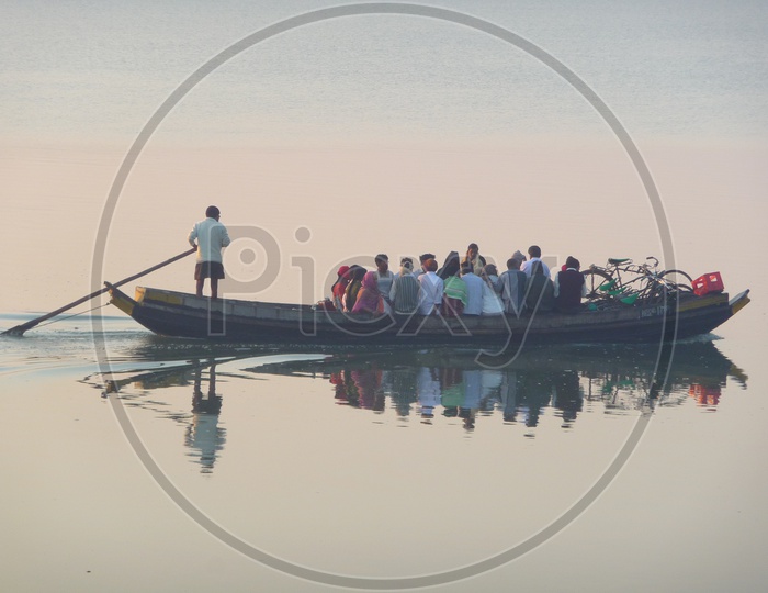 Passenger Boat on Godavari River