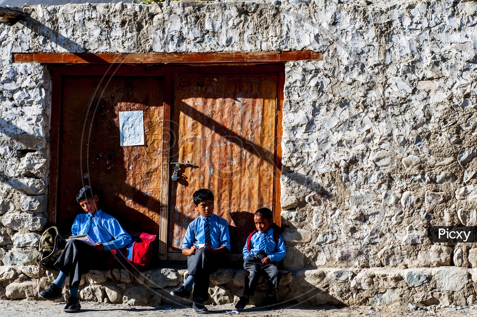 School Kids in Nubra Valley, Ladakh