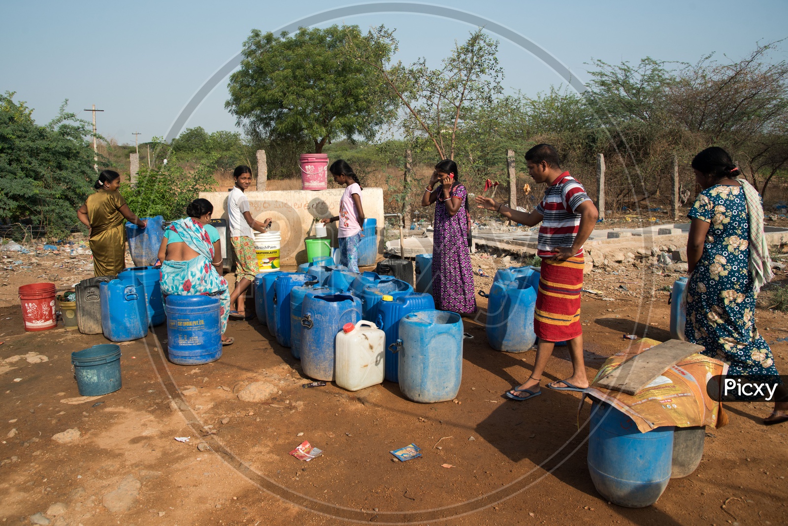 Water issues in city suburbs of Telangana