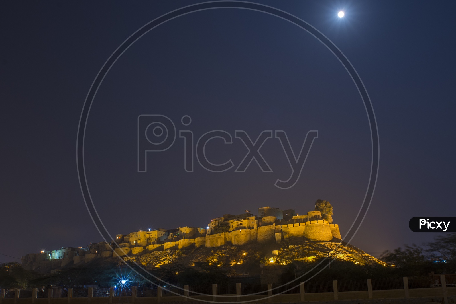 Night View of Jaisalmer Fort