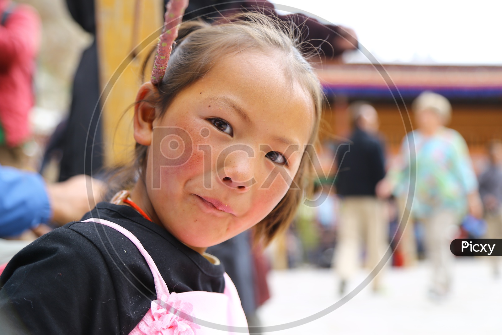 Kid at Hemis Gompa Festival