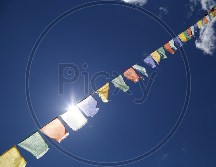 Prayer Flags, Pangong Lake