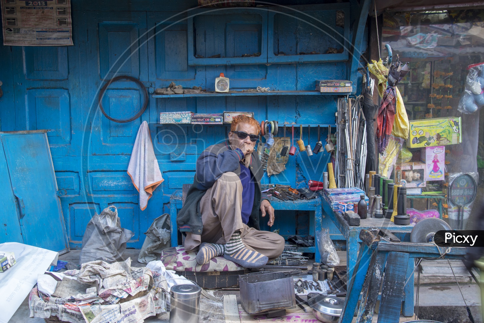 Shop Keeper at Chamba, Himachal Pradesh