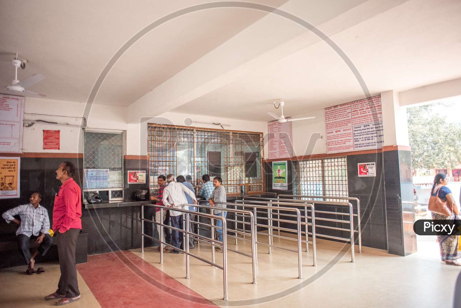 ticket counter in kothavalasa station