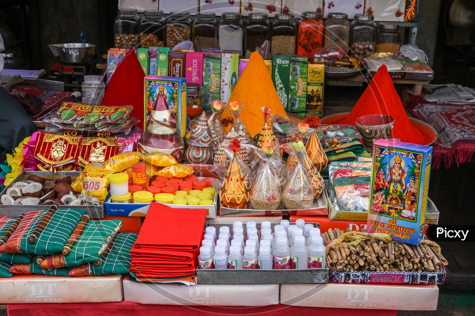 Store selling Pooja Items