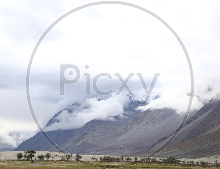 Landscapes Of Diskit Gompa