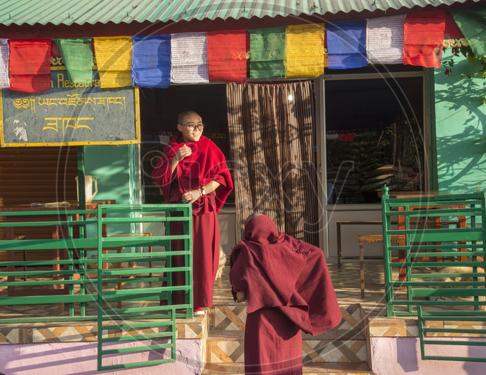 Child Buddhist Monks in Dharmasala, Himachal Pradesh