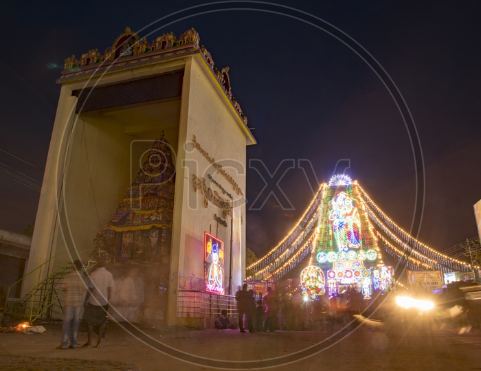 Amareswara Swami Temple and Chariot