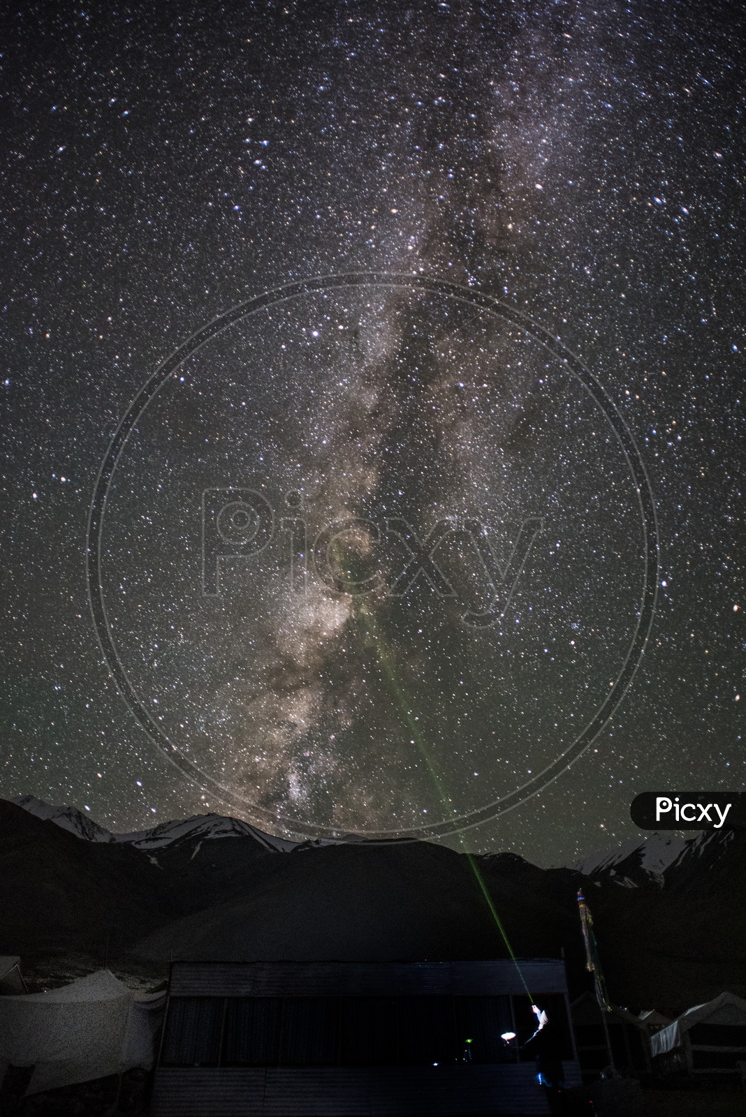 Star Gazing at Pangong Lake, Ladakh