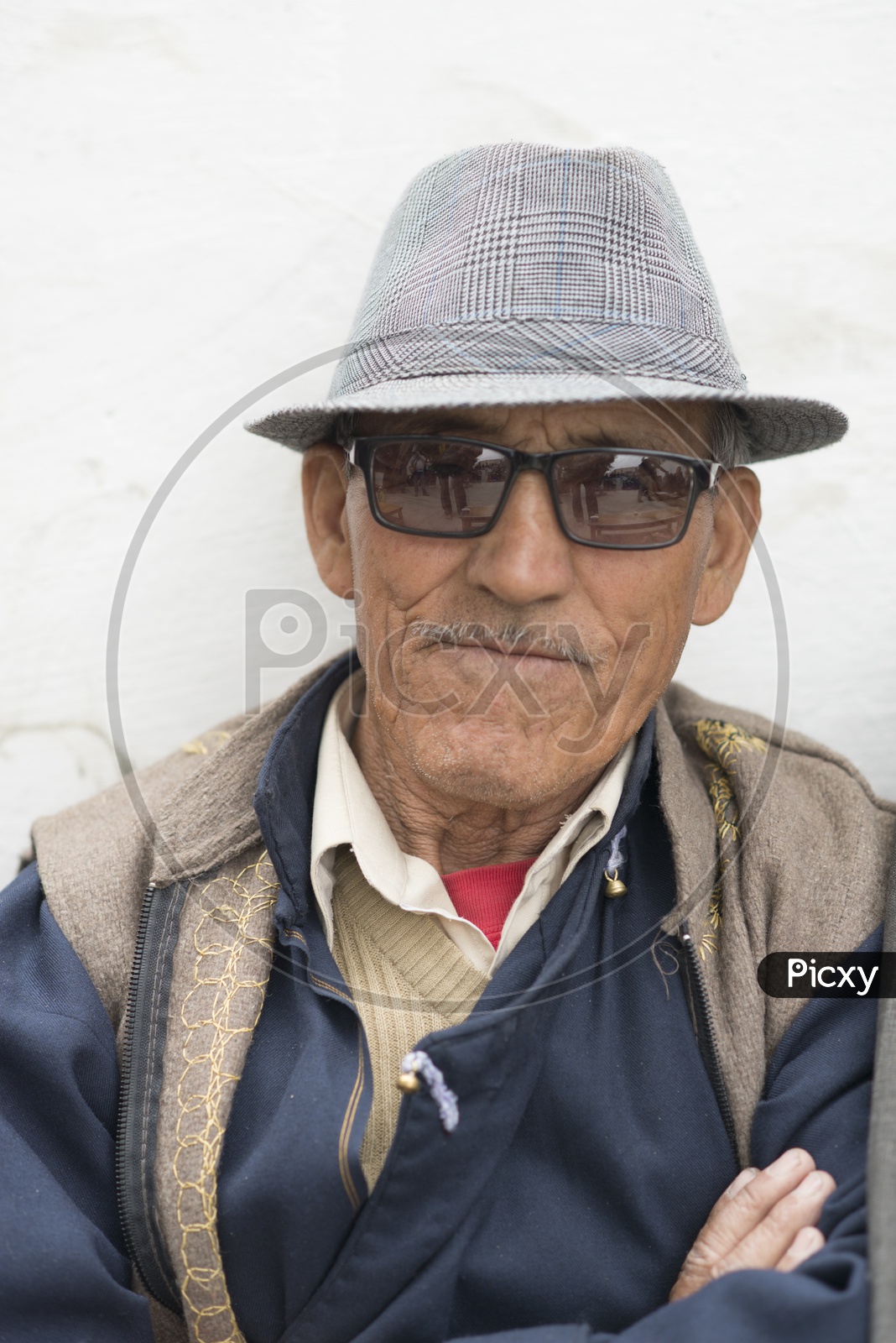 Old Man in Mulbek Festival, Ladakh