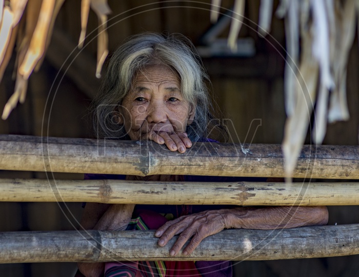 Old Woman in Sikarijo Village, Daporijo