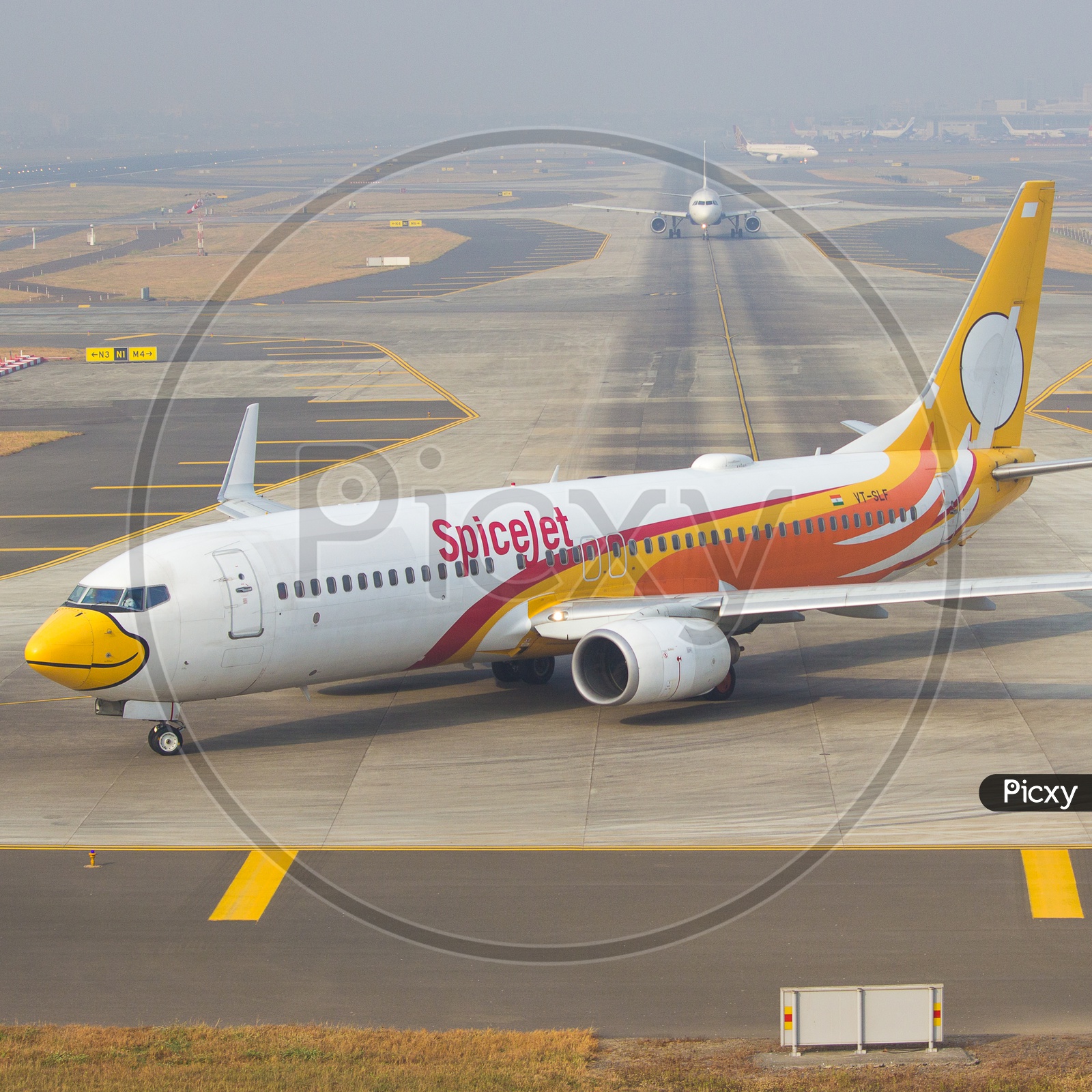 Leased from Nok air operated by Spicejet B737.