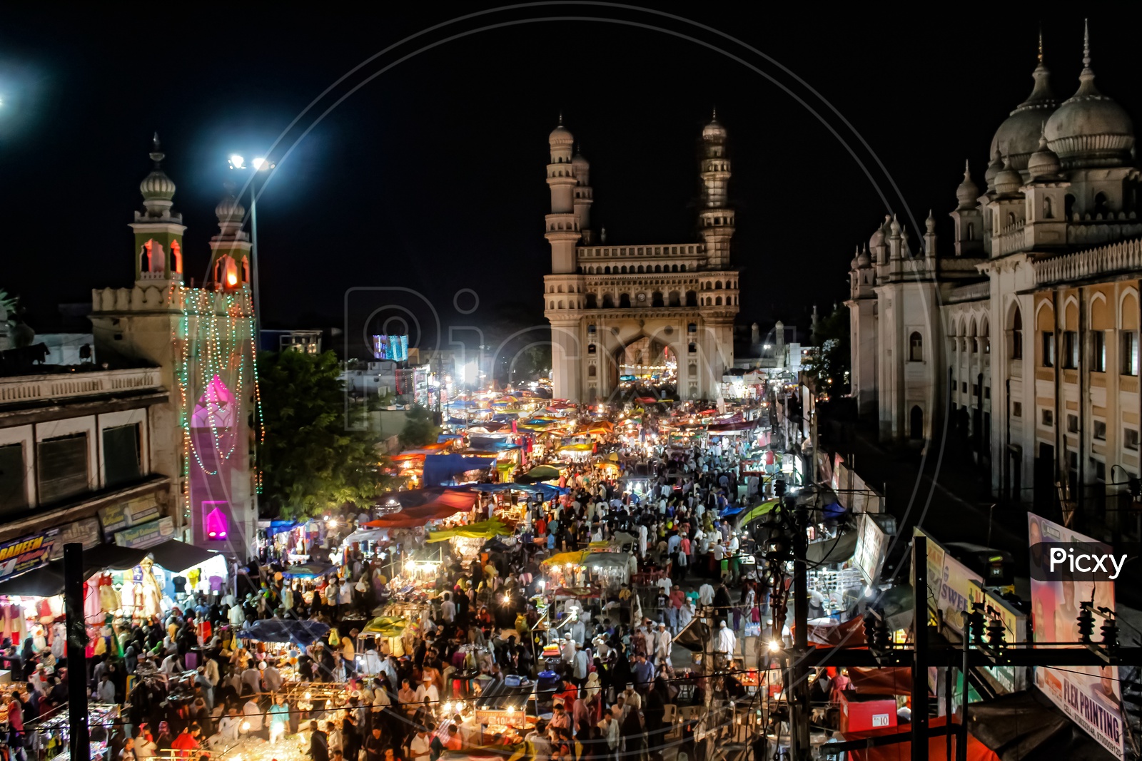 In and around charminar