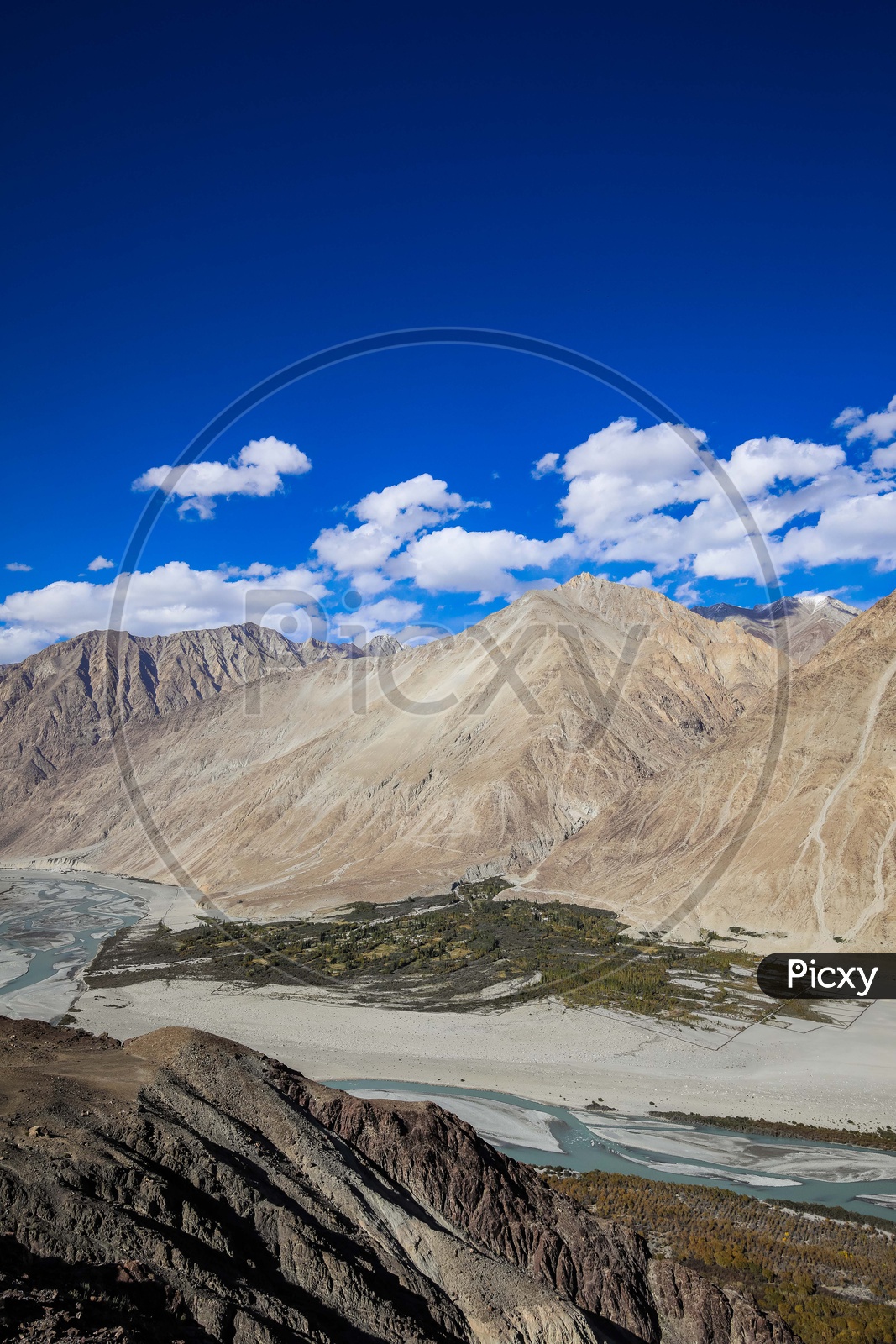 Hills and snowy Mountains of Leh -Ladakh