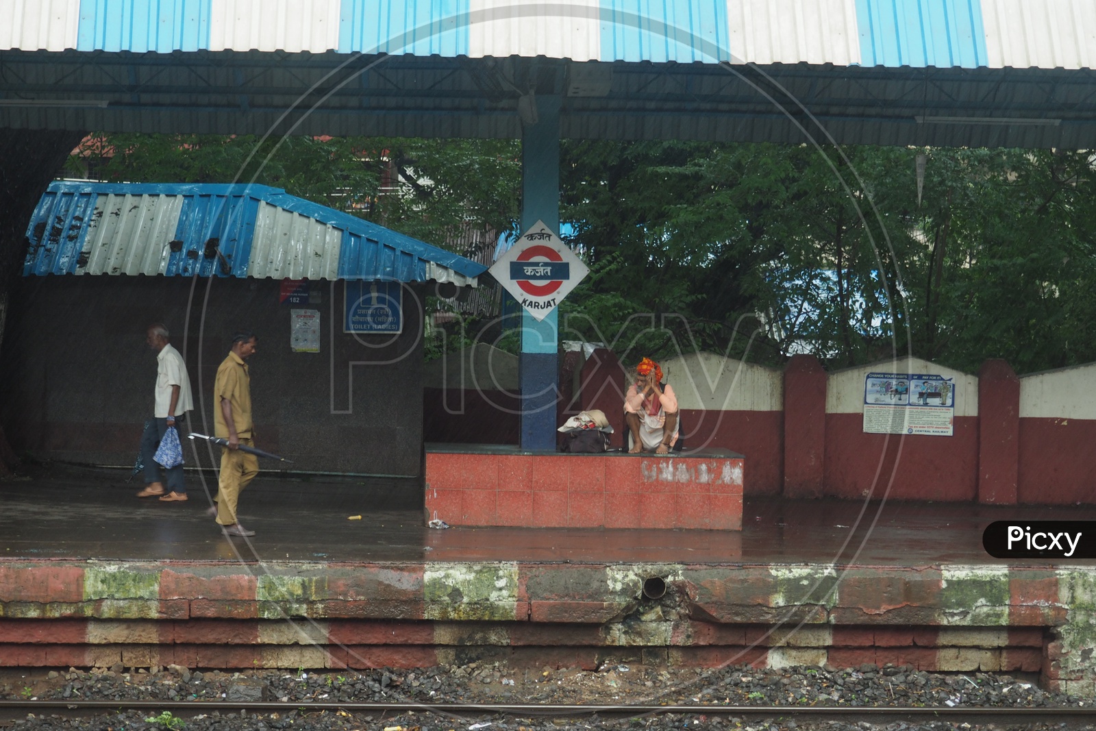 Subarban Station Karjat near Mumbai