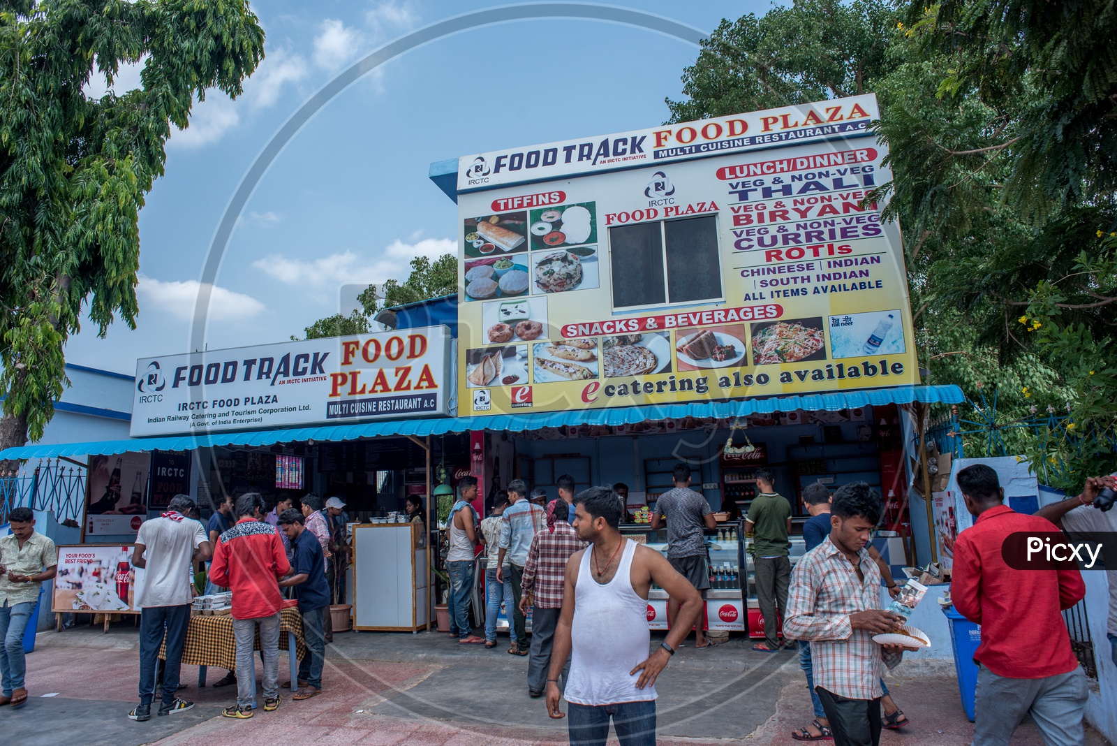 Food plaza in vijayanagaram railway station