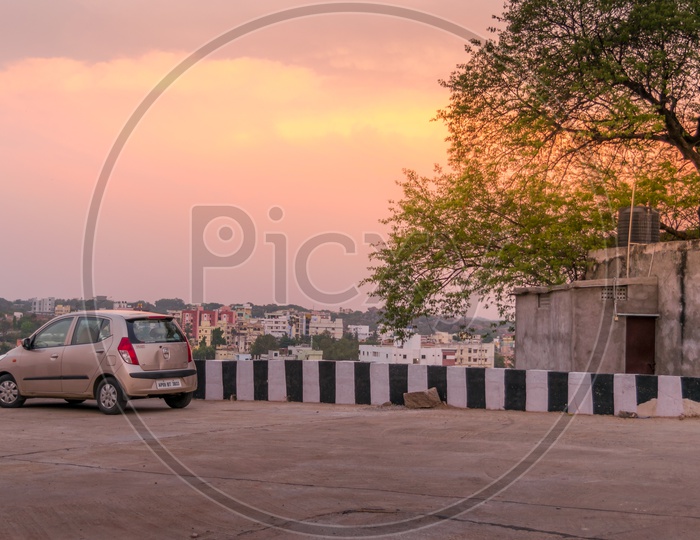 Sunset View from Moula Ali Dargah