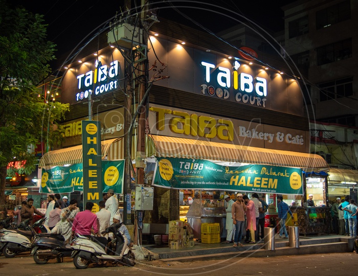 Taiba Cafe's busy Haleem Counter