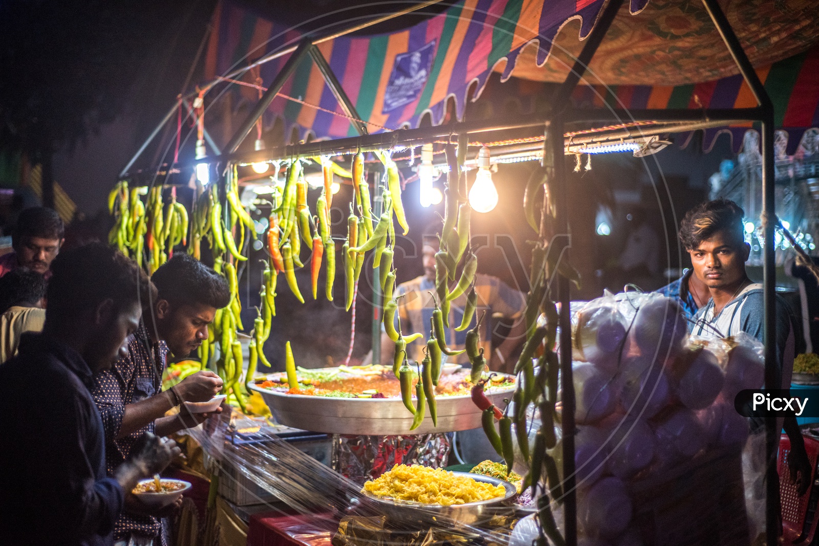 mirchi bhajjis, street food