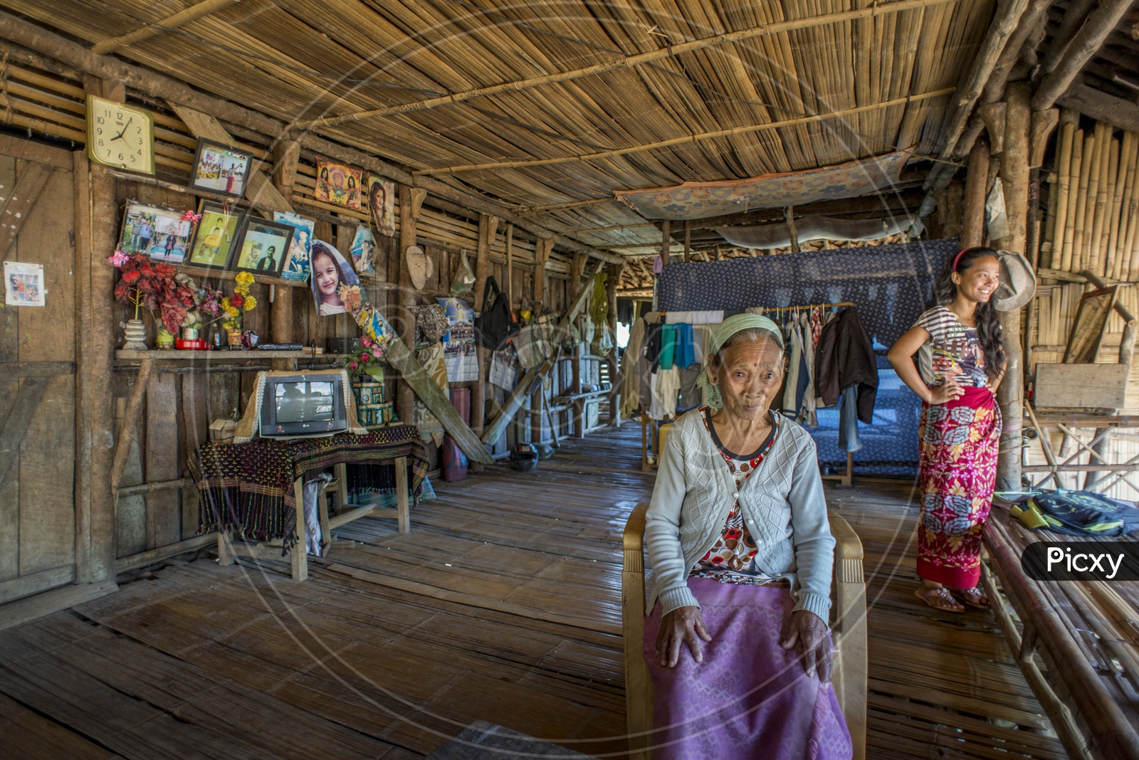 Old Woman in Paya Village, Aalo
