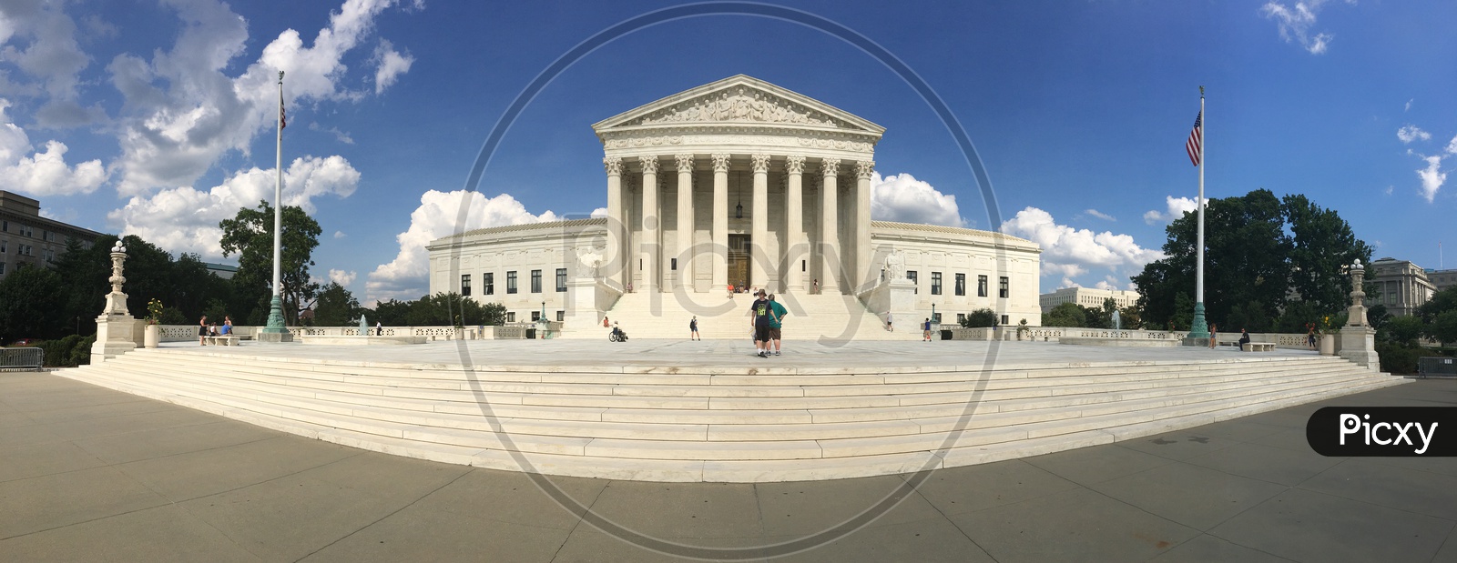 Panaroma Shot of Supreme Court of the United States