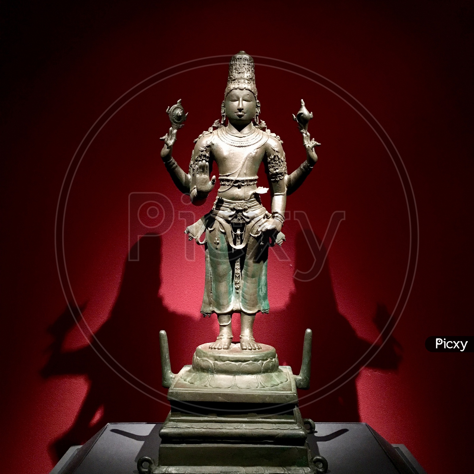 Lord Vishnu Statue at The MET