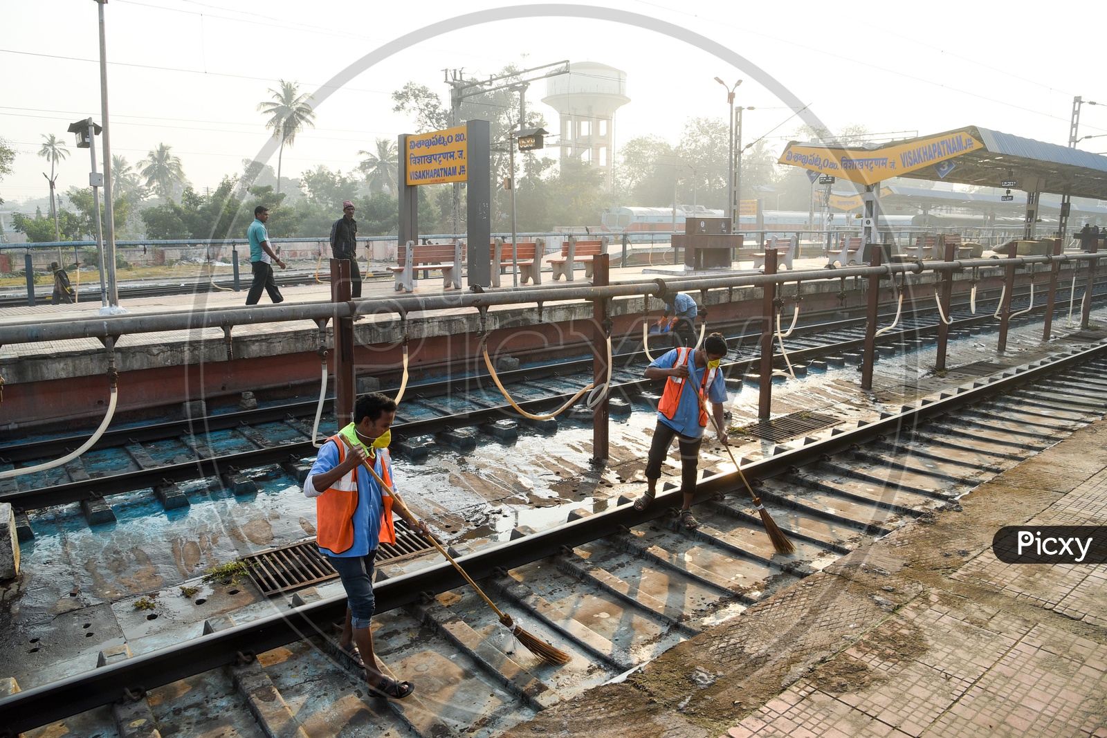 Cleaining of Railway Lines