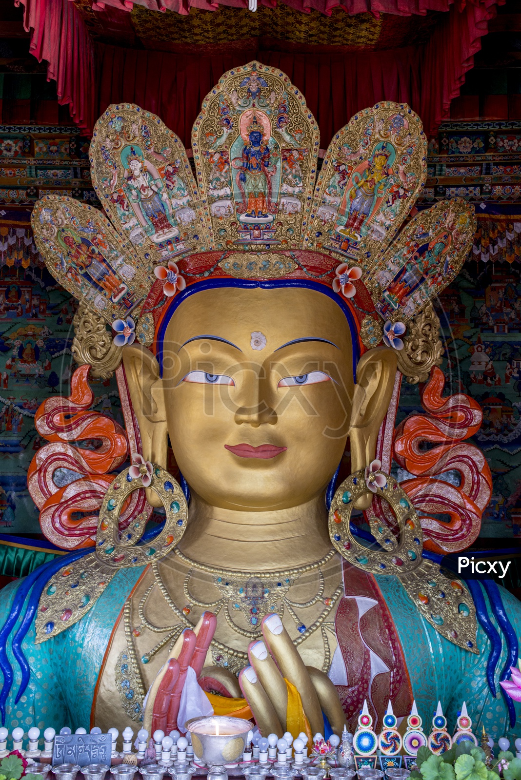 Buddha Statue in Thikse Monastery