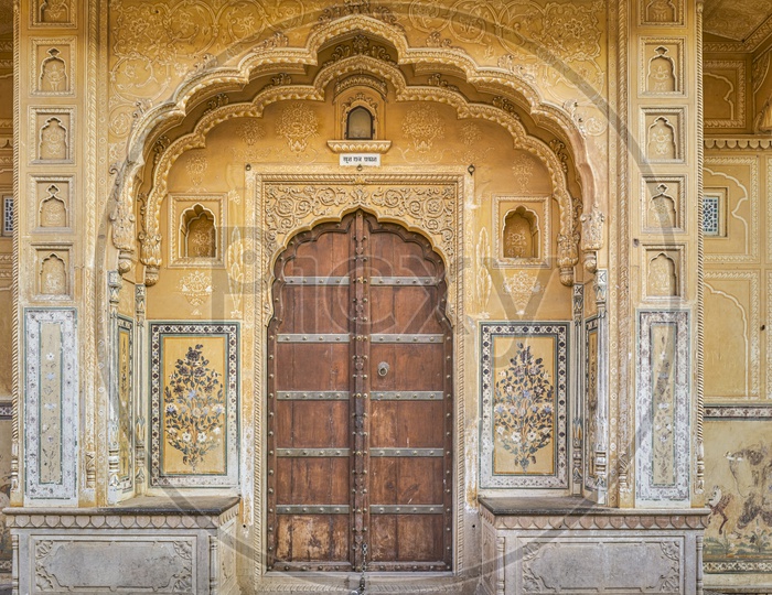 Antique Doors of Nahargarh Fort