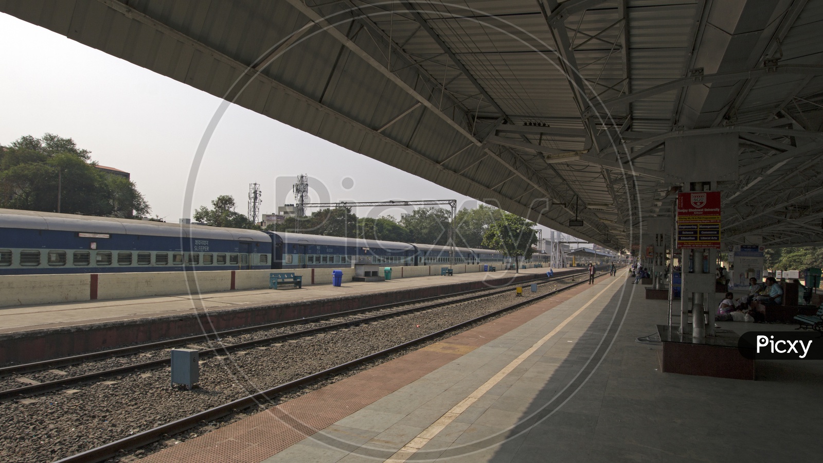Image of Interior of Chhatrapati Shahu Maharaj Terminus Railway station ...