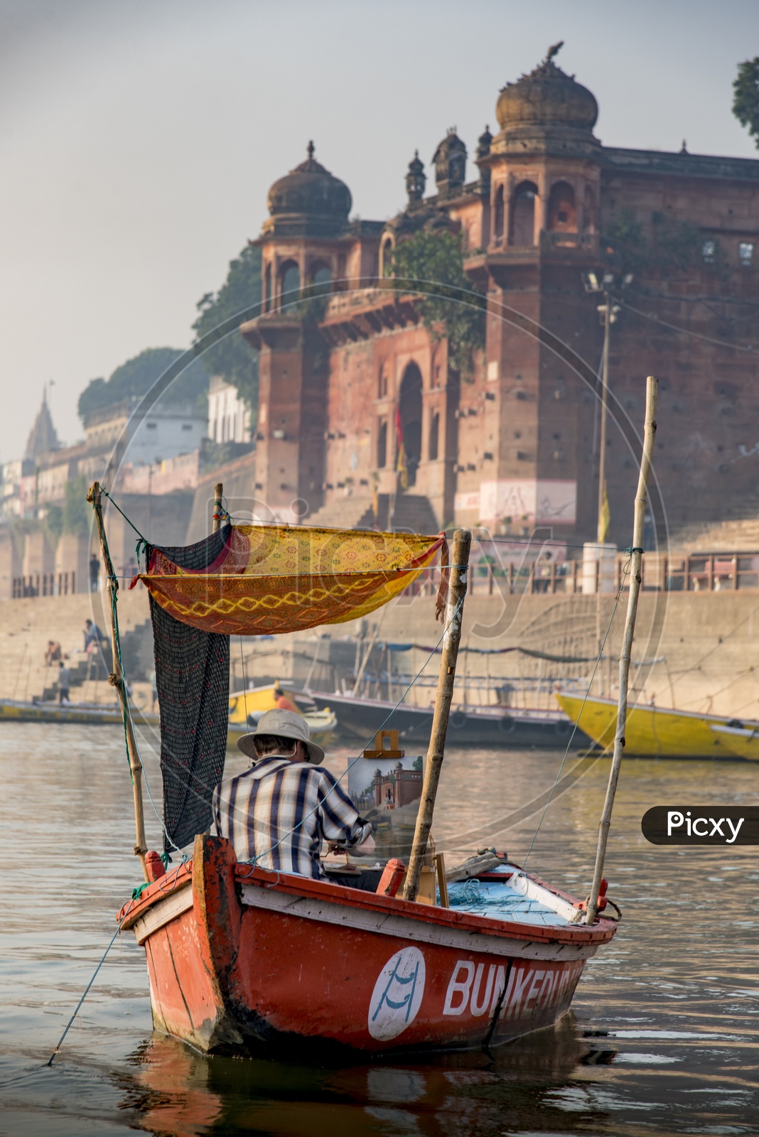 Boat in the Ganga River