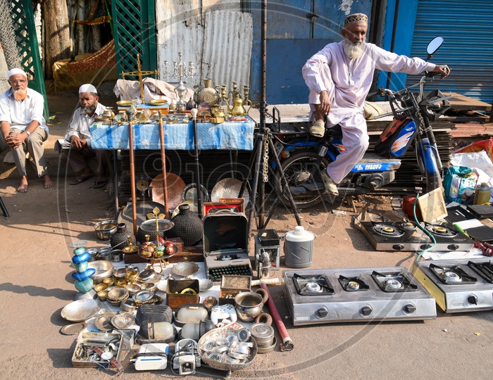 Antique Goods for sale at the bazaar