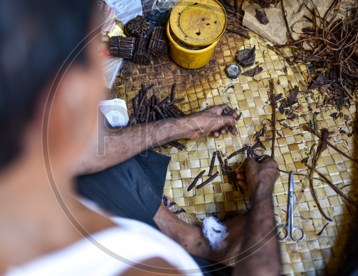 The process of making and rolling a Sutta