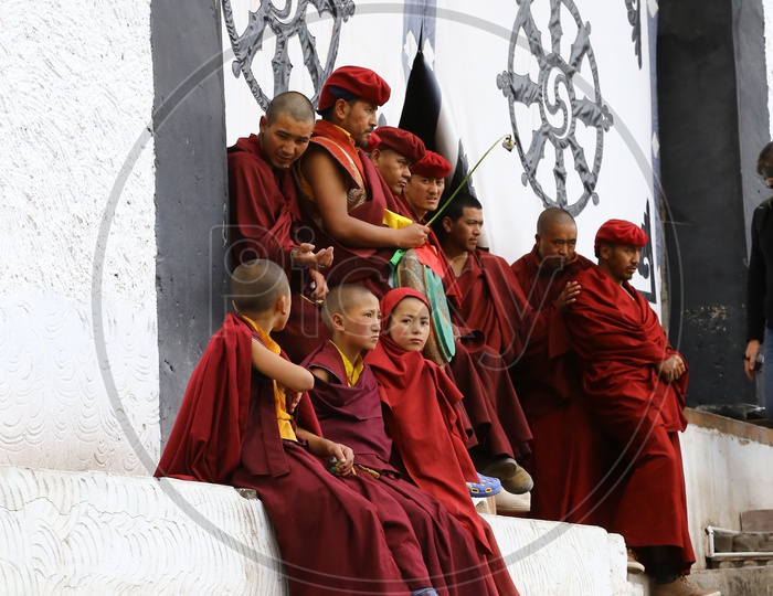 Buddhist Monks, Hemis Gompa Festival