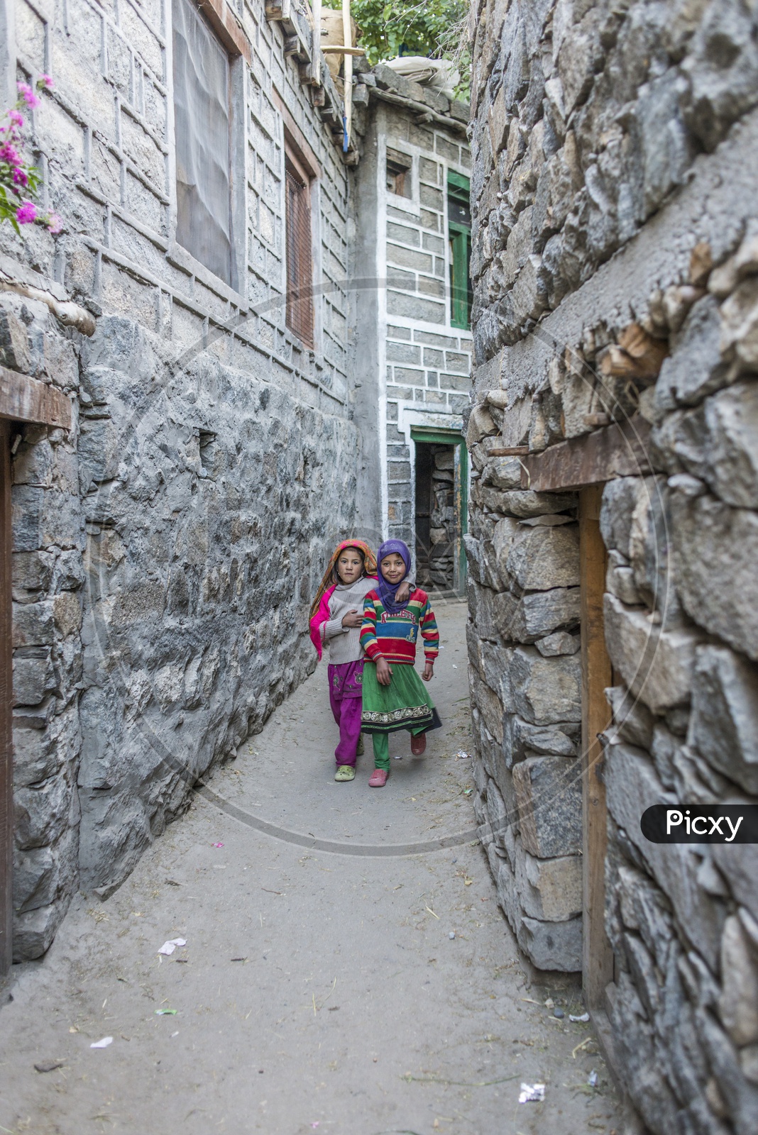 Kids on the Streets of Turtuk, Ladakh
