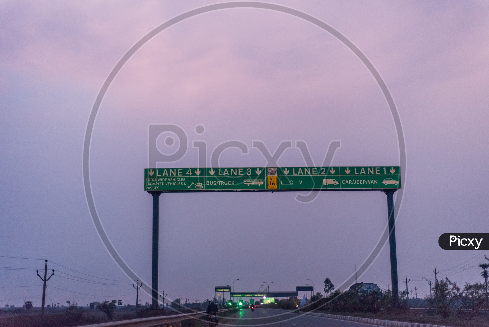 toll gates on national highway