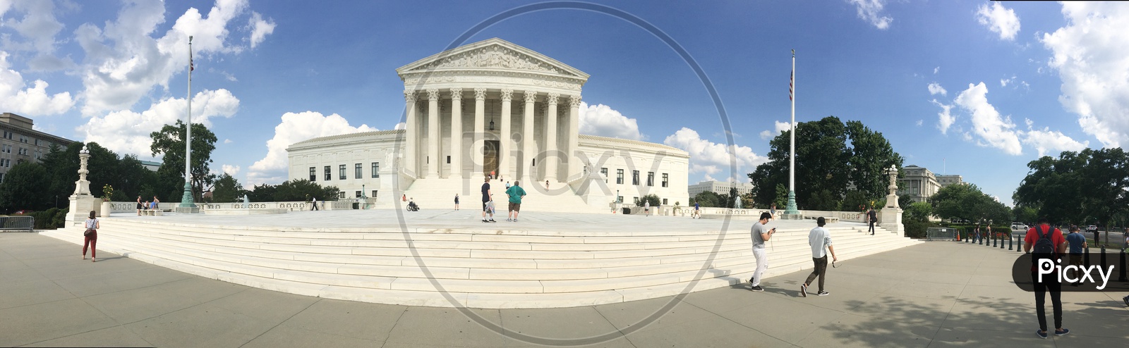 Panaroma Shot of United States Supreme Court